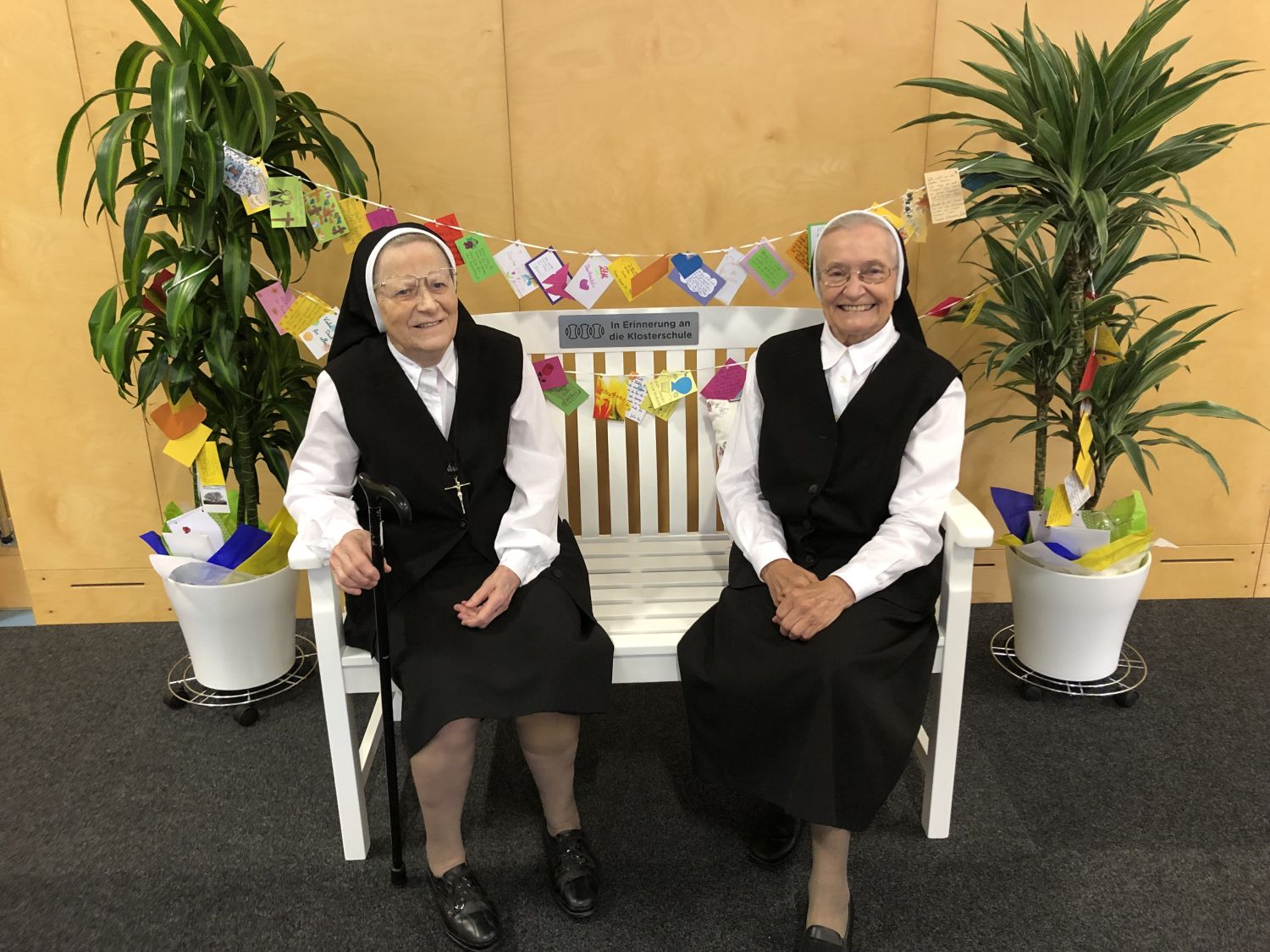 20210917 Abschied Schwestern Klosterschule Neusiedl Sr. Paula und Sr. Thekla