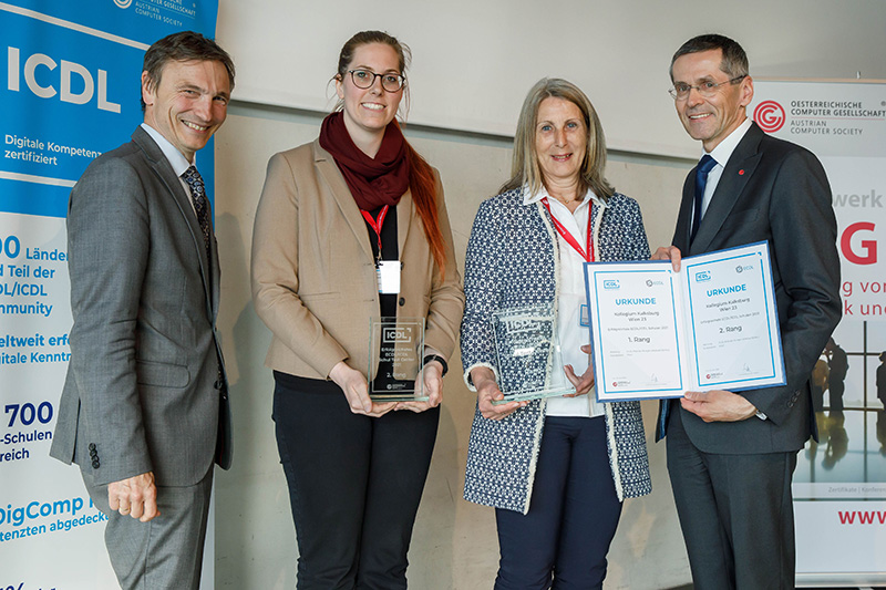 Gymnasium Kollegium Kalksburg als erfolgreichste ECDL Schule Wiens ausgezeichnet